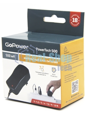Блок питания GoPower PowerTech 500 универсальн. импульсный (1/100)