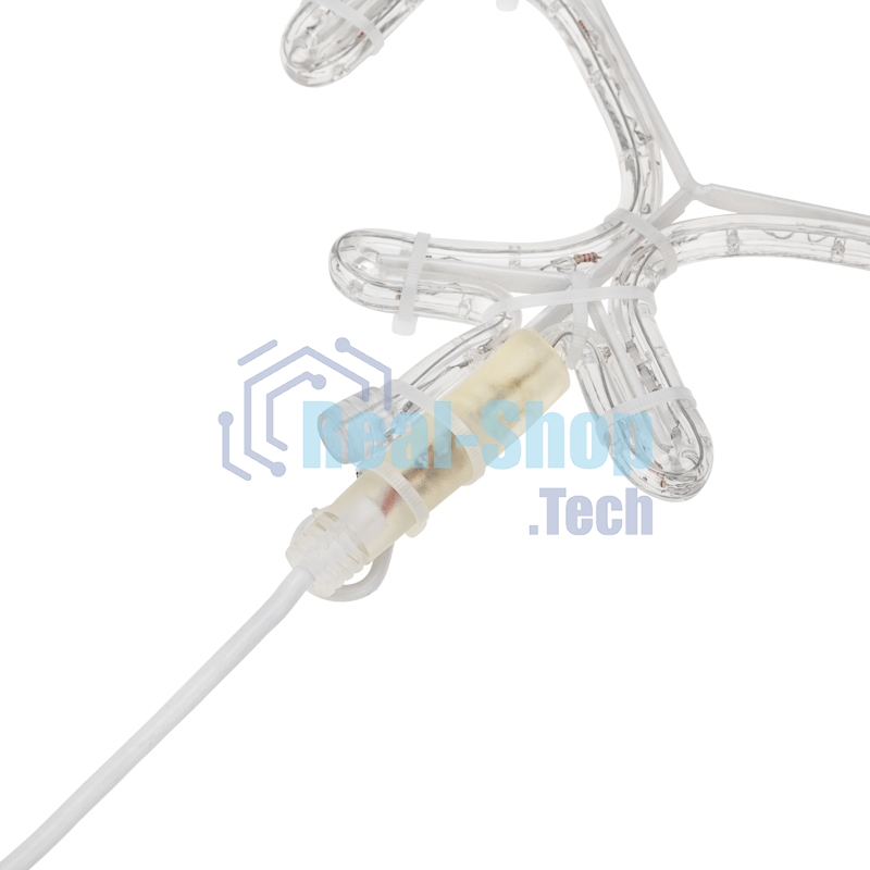 Фигура Neon-night Снежинка цвет свечения синий, размер 45х38 см