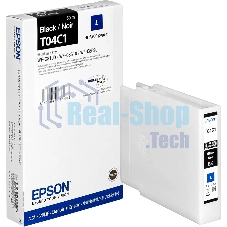 Картридж струйный Epson T04C (C13T04C140) черный (2900 стр.) для WF-C8190DW/WF-C8690DWF
