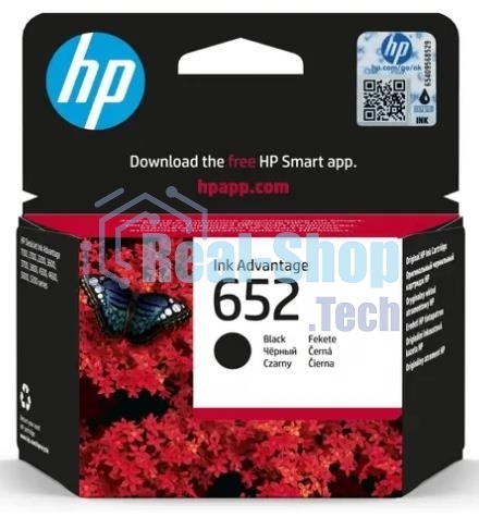 Картридж струйный HP №652 (F6V25AE) черный, 360 стр., для DJ IA 1115/2135/3635/4535/3835/4675