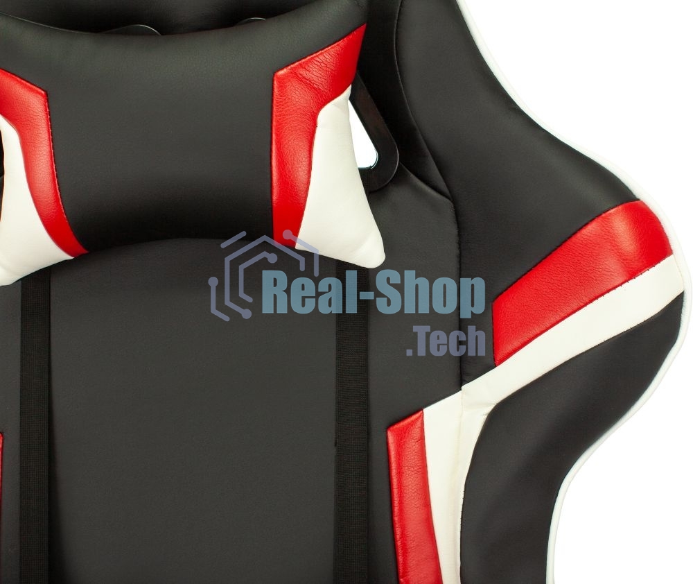 Кресло игровое ZOMBIE Z4, на колесиках, искусственная кожа, черный/красный (viking zombie z4 red)