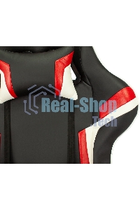 Кресло игровое ZOMBIE Z4, на колесиках, искусственная кожа, черный/красный (viking zombie z4 red)