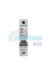 Выключатель автоматический модульный 1п C 50А 6кА AV-6 AVERES EKF mcb6-1-50C-av