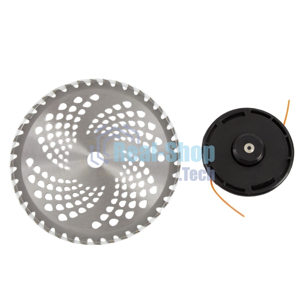 Триммер бензиновый Denzel DTL-43, 43 см3, неразъемная штанга, состоит из 2 частей