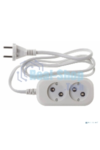 Сетевой удлинитель Buro BU-PSL2.1/W 1.5 м (2 розетки) белый (пакет ПЭ)