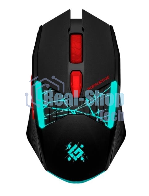 Мышь беспроводная Defender Horrodine GM-237 черный, 3200 dpi, радиоканал, USB, кнопки - 6