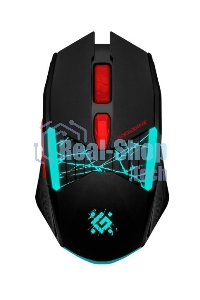 Мышь беспроводная Defender Horrodine GM-237 черный, 3200 dpi, радиоканал, USB, кнопки - 6