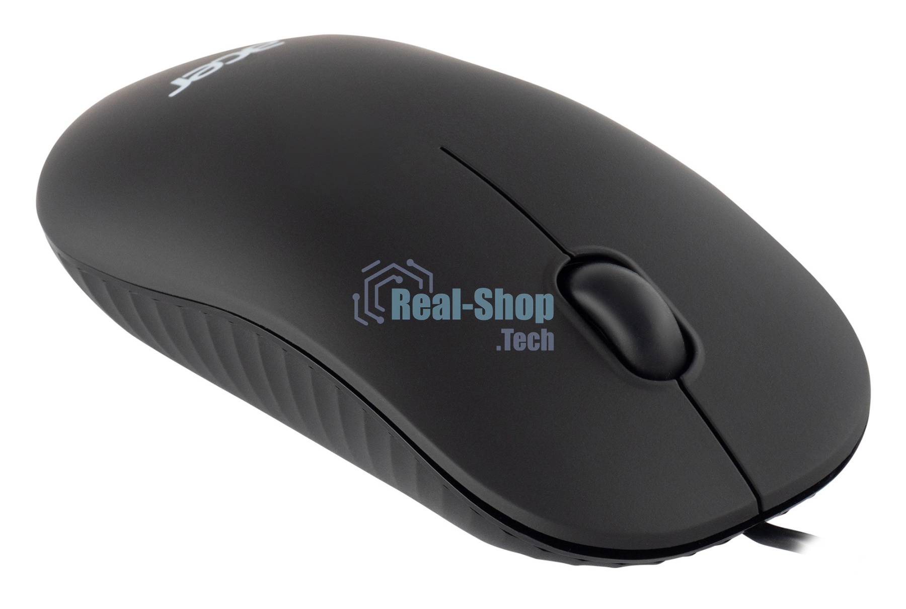 Мышь проводная Acer OMW122 черный, 1200 dpi, USB, кнопки - 3