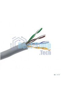 Кабель UTP Rexant 4PR 24AWG, CU (медь), cat.5e, 100 МГц, PVC, серый, бухта 50 м