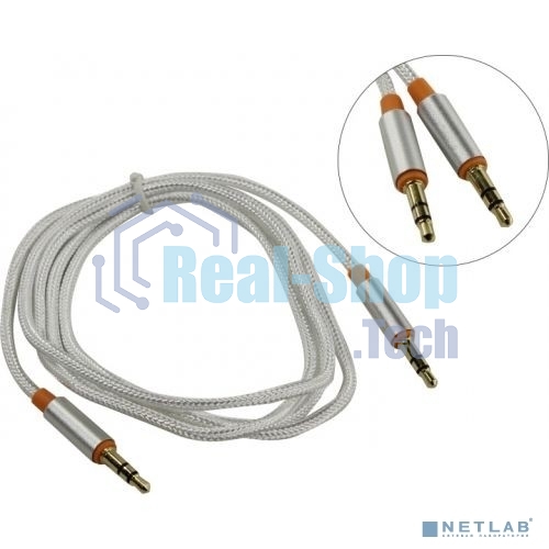 Кабель аудио Defender 3.5мм 1.2M Jack M- Jack M белый