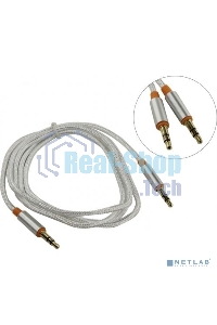 Кабель аудио Defender 3.5мм 1.2M Jack M- Jack M белый