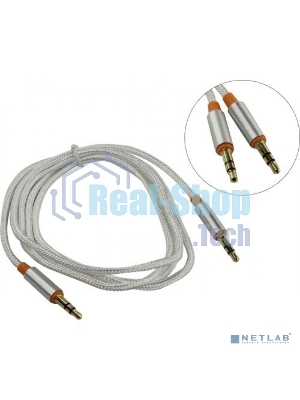 Кабель аудио Defender 3.5мм 1.2M Jack M- Jack M белый