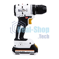 Дрель-шуруповерт Kranz KR-PT-055, 20 В, 2 Ач, 55 Нм, бесщеточный