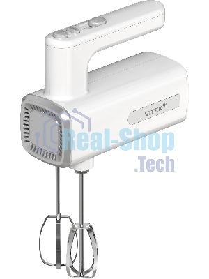 Миксер Vitek VT-HM5005 белый/серый, ручной, 800 Вт, 5 скоростей