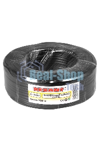 Телефонный кабель Rexant ШТЛП 2 жилы Cu, черный, 100 м