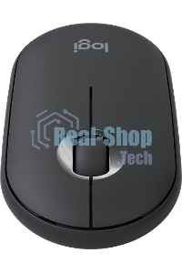 Мышь беспроводная Logitech Pebble M350 графитовый, 1000 dpi, радиоканал, Bluetooth, USB, кнопки - 3