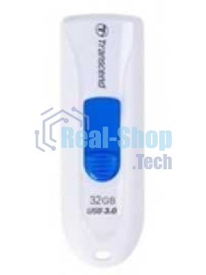 Флешка USB Transcend JetFlash 790 (TS32GJF790W), 32Gb, USB 3.0, R/W 90/40, белый/синий