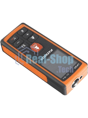 Дальномер лазерный PATRIOT LM 501, макс. дистанция 50 метров, измерение площади, объема, подсветка, память 30 изм., чехол в комплекте