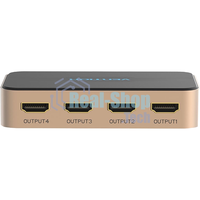 Разветвитель - сплиттер Vention HDMI 19F/4x19F на 4 монитора ACCG0