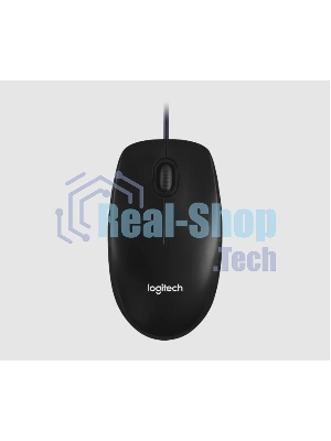 Мышь проводная Logitech M90 черный/серый, 1000 dpi, USB, кнопки - 3