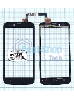 Сенсорное стекло (тачскрин) для Archos 50 Platinum MCF-050-0995-V2, черное