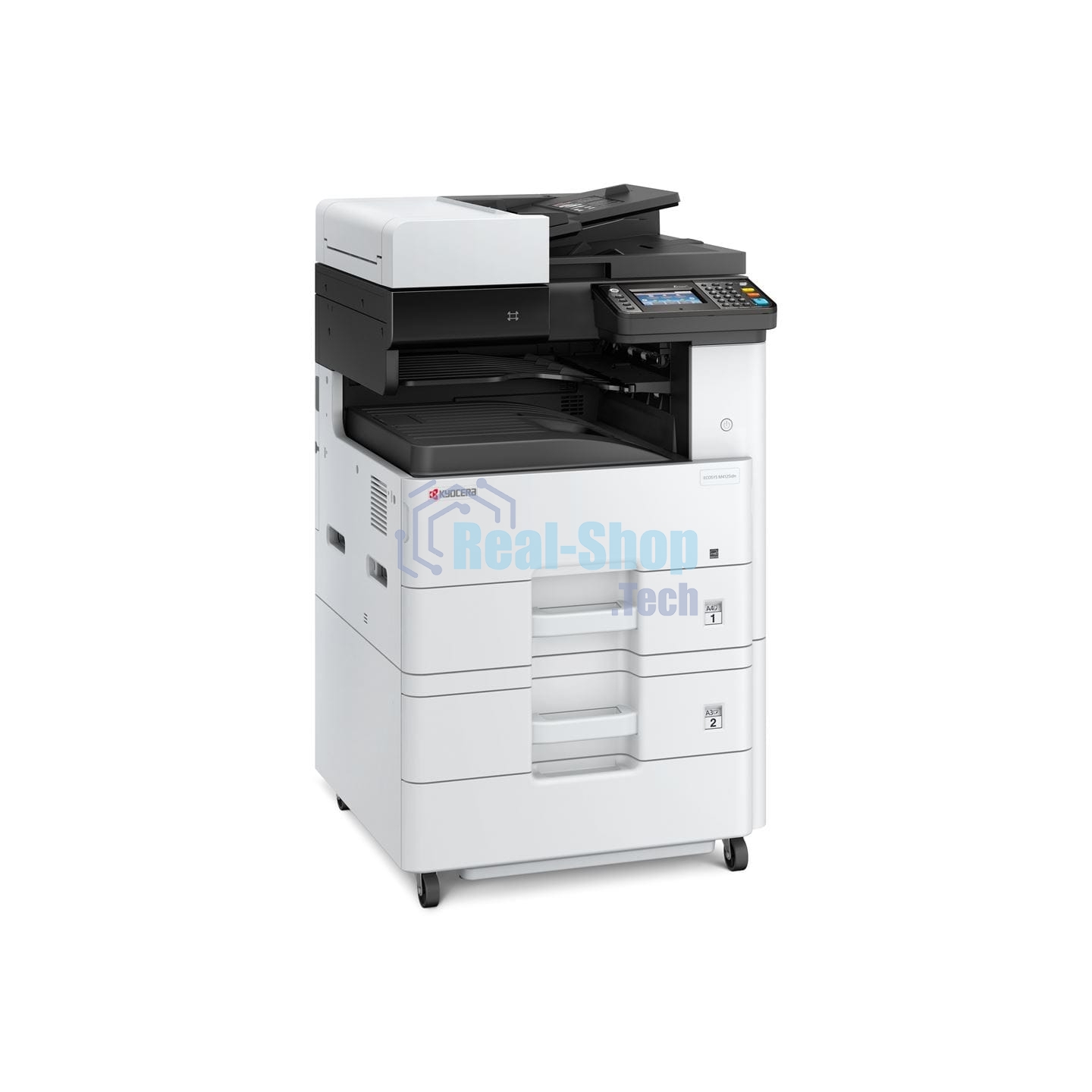 МФУ лазерное Kyocera Ecosys M4125idn (1102P23NL0/NL1), A3, ч/б, печ. до 25 стр/мин. (А4) до 12 стр/мин. (А3), скан. до 50 стр/мин., 1200 x 1200 dpi (печать) 600x600dpi (скан.), USB, RJ-45, NFC, Air Print, Mopria