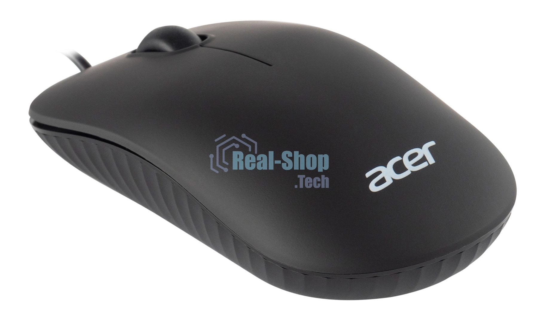 Мышь проводная Acer OMW122 черный, 1200 dpi, USB, кнопки - 3