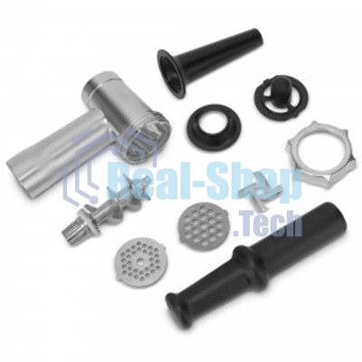 Мясорубка электрическая Vitek VT-3615 черный, 1700 Вт, 2.0 кг/мин, реверс, защита от перегрузки, насадки - 4