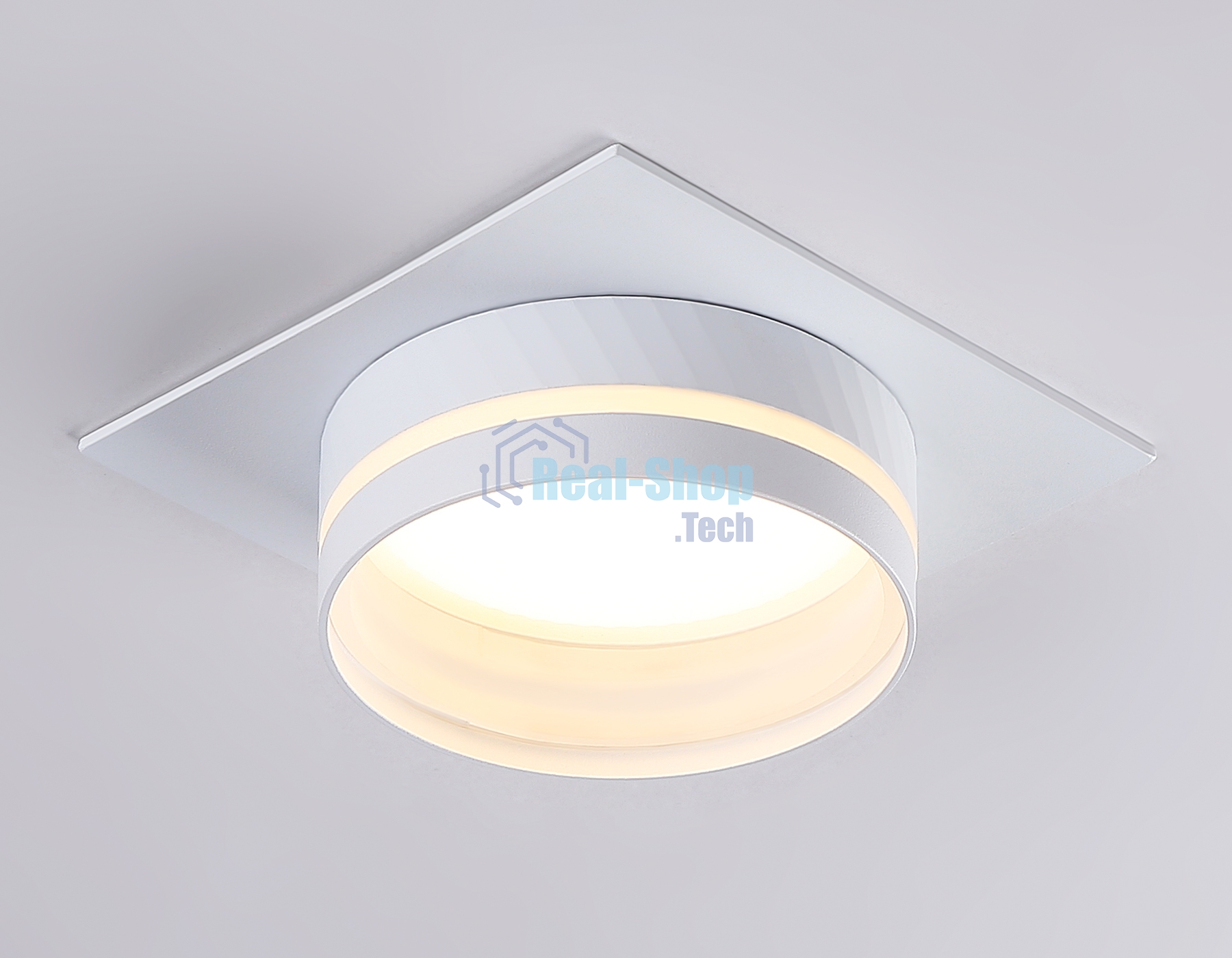 Светильник Ambrella light TN5221 WH белый GX53 110*110*50