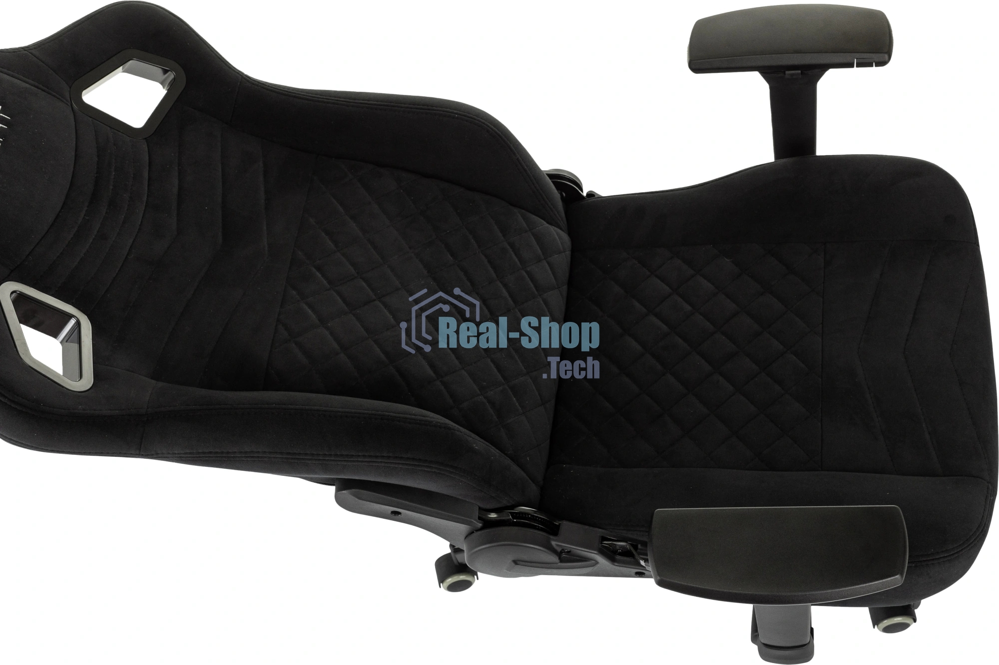 Кресло игровое Knight Hunter черный, Alfa Black крестов. металл