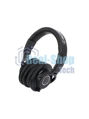 Проводные наушники Audio-Technica ATH-M40X черный, полноразмерные, складная конструкция