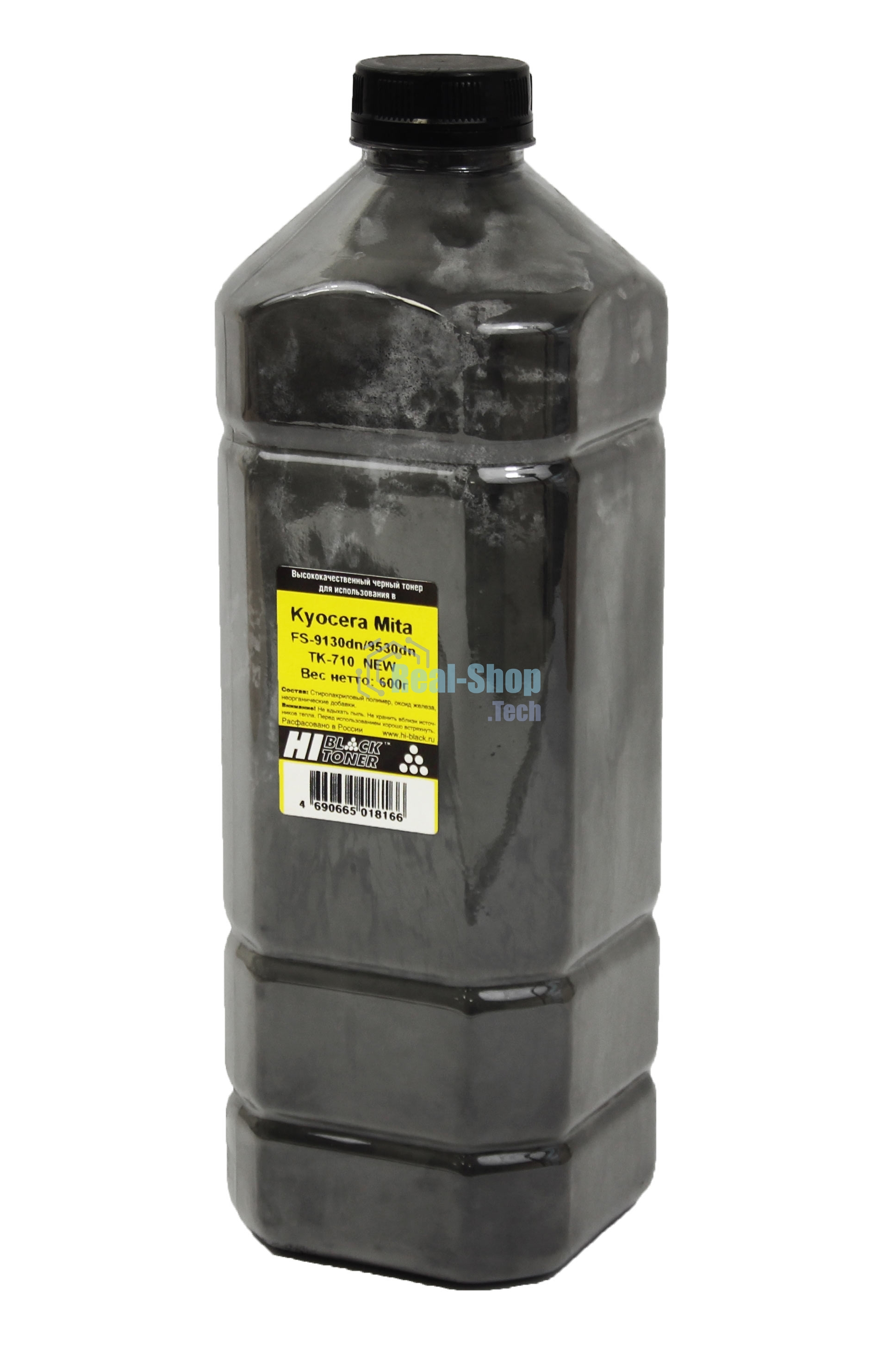 Тонер Hi-Black (тип TK-710) new, черный, 600г, канистра, для Kyocera FS-9130dn/9530dn