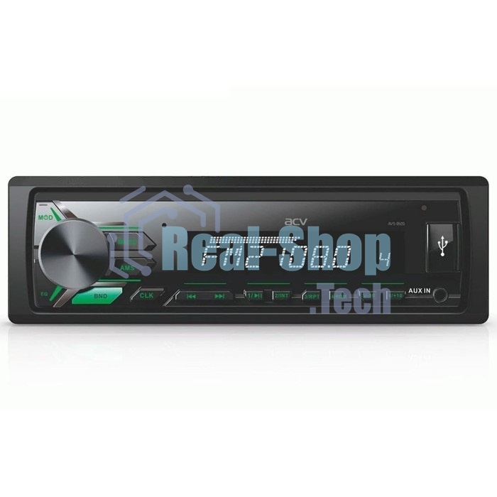 Автомагнитола ACV AVS-812G, 1 DIN, USB Type-A, AUX