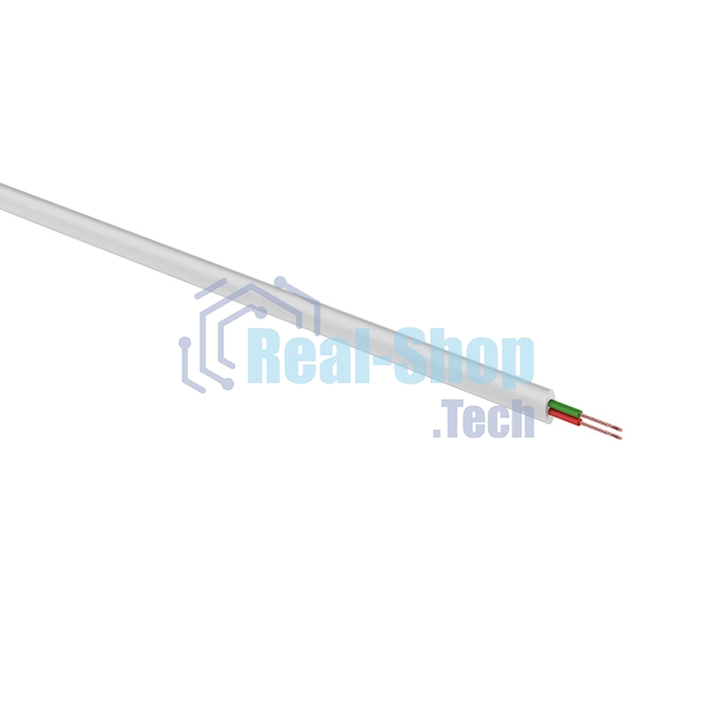 Кабель Rexant телефонный 2 жилы 100м CCA белый (ШТЛП-2)