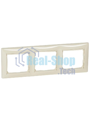 Рамка 3-м Valena горизонт. сл. кость (DIY-упак.) Legrand 695633