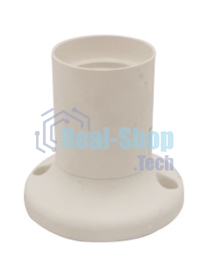 Патрон Rexant пластиковый настенный Е27 прямой, белый