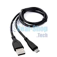 Кабель USB2.0 Cablexpert CCB-mUSB2-AMBMO1-1MB, AM/microB, издание Classic 0.1, 1м, черный, блистер