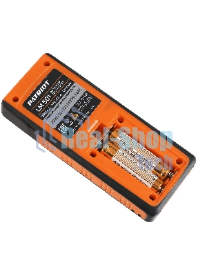 Дальномер лазерный PATRIOT LM 501, макс. дистанция 50 метров, измерение площади, объема, подсветка, память 30 изм., чехол в комплекте