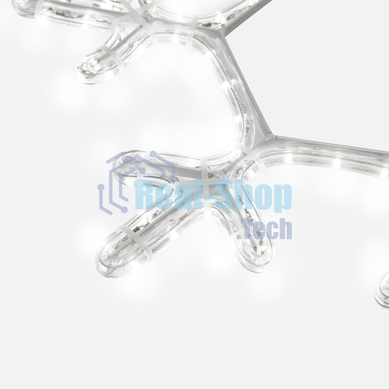 Фигура Neon-night Снежинка цвет свечения синий, размер 45х38 см