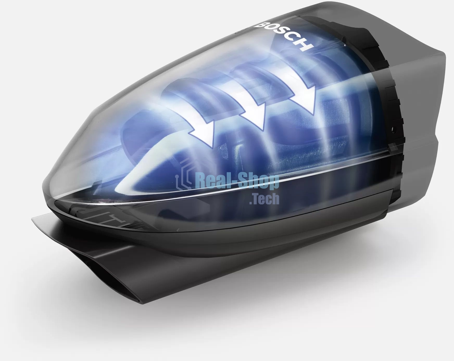 Пылесос вертикальный Bosch BCHF 2MX20 синий, питание от аккумулятора, 150 Вт, уборка сухая, пылесборник 0.4 л