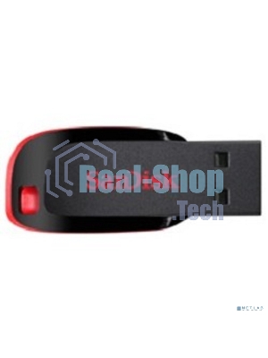 Флешка USB Sandisk CZ50 Cruzer Blade (SDCZ50-032G-B35), 32Gb, USB 2.0, R/W 15/4, черный/красный
