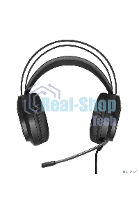 Гарнитура проводная игровая ExeGate EX289746RUS Cosmos HS-702GL (объемный звук 7.1, длина кабеля 2.5м, RGb подсветка, USB интерфейс)