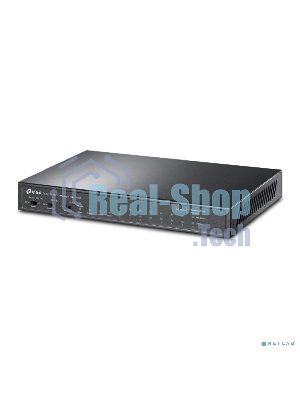 Коммутатор TP-Link 8-port 10/100Mbps Unmanaged PoE switch, 2 Gb RJ45 + 1 Gb SFP uplinks, PoE budget up to 124W