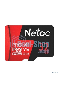 Флеш карта MicroSD card Netac P500 Extreme Pro 32Gb, retail version w/SD adapter