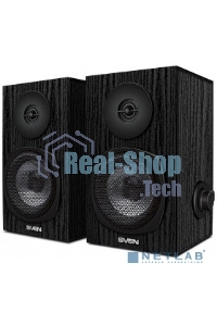 Акустическая система SVEN SPS-575 2.0 черный 6Вт