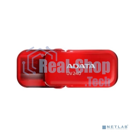 Флешка USB ADATA UV240 (AUV240-64G-RRD), 64Gb, USB 2.0, R/W 15/5, красный