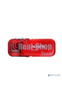 Флешка USB ADATA UV240 (AUV240-64G-RRD), 64Gb, USB 2.0, R/W 15/5, красный