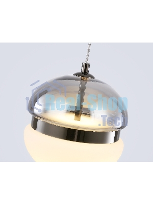 Подвесной светодиодный светильник Ambrella light LH11003 SM/FR дымчатый/белый матовый 20W 3000K D180*200