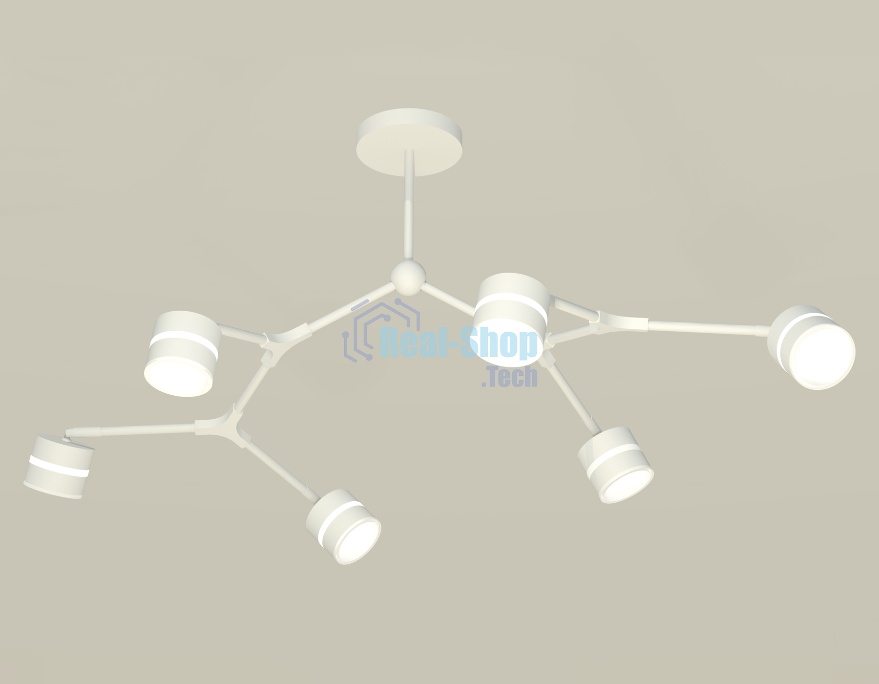 Светильник Ambrella light XB9055202/6 SWH/FR белый песок/белый матовый GX53 (C9055, N8444)