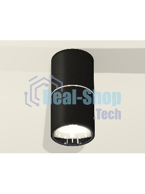 Светильник Ambrella Light XS6302081 SBK/PSL черный песок/серебро полированное MR16 GU5.3 (C6302, A2060, N6112)